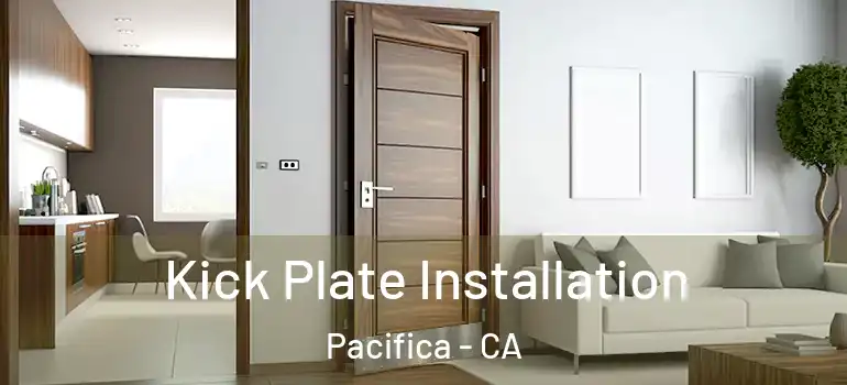  Kick Plate Installation Pacifica - CA
