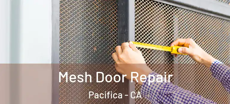  Mesh Door Repair Pacifica - CA